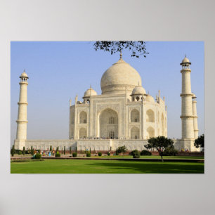 Azië, India, Uttar Pradesh, Agra. Taj 7 Poster