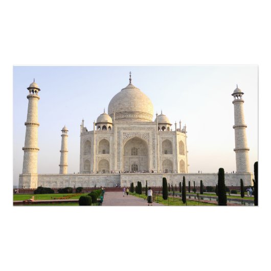 Azië, India, Uttar Pradesh, Agra. Taj 8 Foto Afdruk (Voorkant)