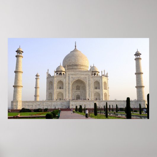 Azië, India, Uttar Pradesh, Agra. Taj 8 Poster (Voorkant)