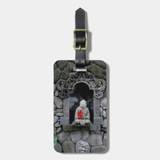 Azië, Indonesië, Bali. Boeddha Bagagelabel (Voorkant verticaal)