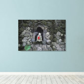 Azië, Indonesië, Bali. Boeddha Canvas Afdruk (Insitu (Houten vloer))