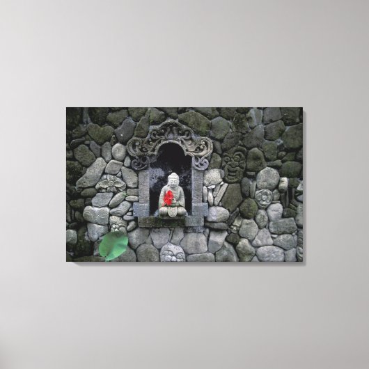 Azië, Indonesië, Bali. Boeddha Canvas Afdruk (Voorkant)