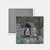 Azië, Indonesië, Bali. Boeddha Magneet (Voorkant / Achterkant)