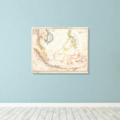 Azië, Indonesië, Filipijnen, Oost-Indië Canvas Afdruk (Insitu (Houten vloer))