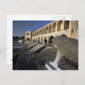 Azië, Iran, Isfahan. Pol-e Khaju Bridge. Briefkaart (Voorkant / Achterkant)