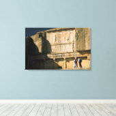 Azië, Iran, Persepolis.Graf van Darius de Grote. Canvas Afdruk (Insitu (Houten vloer))