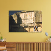 Azië, Iran, Persepolis.Graf van Darius de Grote. Canvas Afdruk (Insitu (Woonkamer))