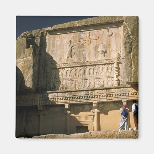 Azië, Iran, Persepolis.Graf van Darius de Grote. Magneet (Voorkant)