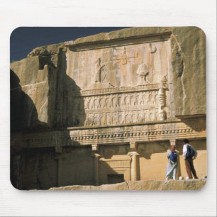 Azië, Iran, Persepolis.Graf van Darius de Grote. Muismat