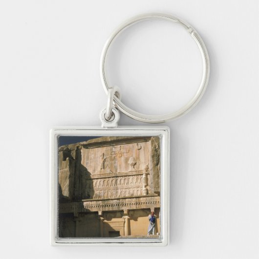 Azië, Iran, Persepolis.Graf van Darius de Grote. Sleutelhanger (Voorkant)