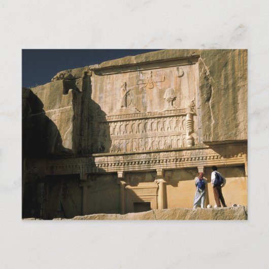 Azië, Iran, Persepolis.Tomb van Darius de Grote. Briefkaart (Voorkant)
