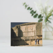 Azië, Iran, Persepolis.Tomb van Darius de Grote. Briefkaart (Staand voorkant)