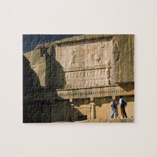 Azië, Iran, Persepolis.Tomb van Darius de Grote. Legpuzzel (Horizontaal)