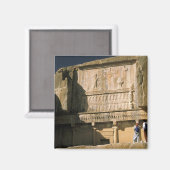 Azië, Iran, Persepolis.Tomb van Darius de Grote. Magneet (Voorkant / Achterkant)