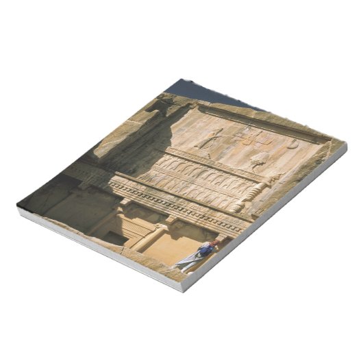 Azië, Iran, Persepolis.Tomb van Darius de Grote. Notitieblok (Linkerzijde)