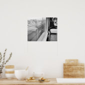 Azië, Japan. Aan boord van de Shinkansen Bullet-tr Poster (Keuken)