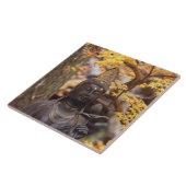 Azië, Japan, Boeddha Tegeltje (Zijkant)