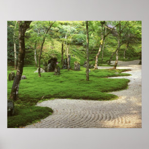 Azië, Japan, Fukuoka, Dazaifu, Komyoji Temple Poster