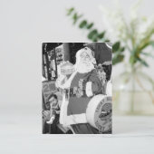 Azië, Japan, Hakodate. Kerstman in Japan Feestdagenkaart (Staand voorkant)