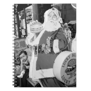 Azië, Japan, Hakodate. Kerstman in Japan Notitieboek