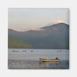 Azië, Japan, Hakone. Vroege ochtendbeelden van de Magneet