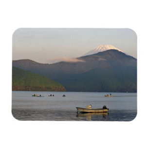 Azië, Japan, Hakone. Vroege ochtendgezichten van d Magneet