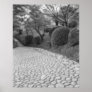 Azië, Japan, Hiroshima. Shukkei-en tuin Poster