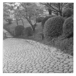 Azië, Japan, Hiroshima. Shukkei-en tuin Tegeltje