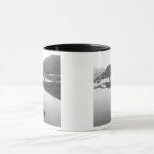 Azië, Japan, Iwakuni. Vissers en historisch 2 Mok (Midden)