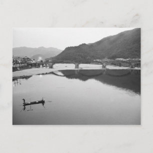 Azië, Japan, Iwakuni. Vissers en historisch Briefkaart
