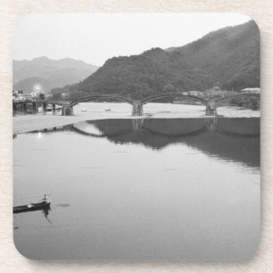 Azië, Japan, Iwakuni. Vissers en historische Drankjes Onderzetter