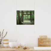 Azië, Japan, Kagoshima, Yakushima, Mountain Poster (Keuken)