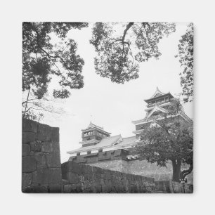 Azië, Japan, Kumamoto. Kumamoto, kasteel Magneet