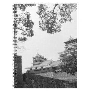 Azië, Japan, Kumamoto. Kumamoto, kasteel Notitieboek