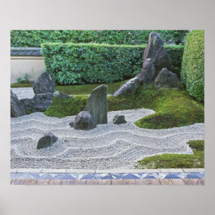 Azië, Japan, Kyoto, Daitokuji Tempel, Zuiho-in Poster