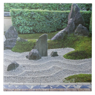 Azië, Japan, Kyoto, Daitokuji Temple, Zuiho-in Tegeltje