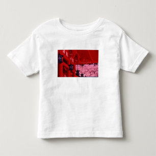 Azië, Japan, Kyoto, Heian-schrijn in de lente. Kinder Shirts