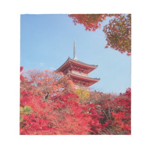 Azië, Japan, Kyoto. Herfst Kleur Notitieblok