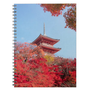 Azië, Japan, Kyoto. Herfst Kleur Notitieboek
