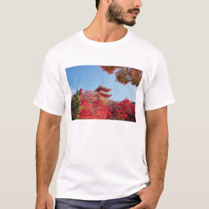 Azië, Japan, Kyoto. Herfst Kleur T-shirt