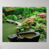 Azië, Japan, Kyoto. Zen Garden Poster (Voorkant)
