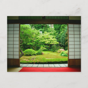 Azië, Japan, Kyoto. Zen-tuin 2 Briefkaart