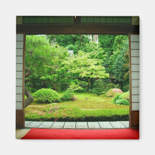 Azië, Japan, Kyoto. Zen-tuin 2 Magneet