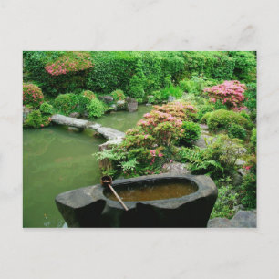 Azië, Japan, Kyoto. Zen-tuin Briefkaart