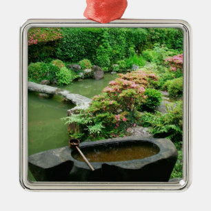 Azië, Japan, Kyoto. Zen-tuin Metalen Ornament