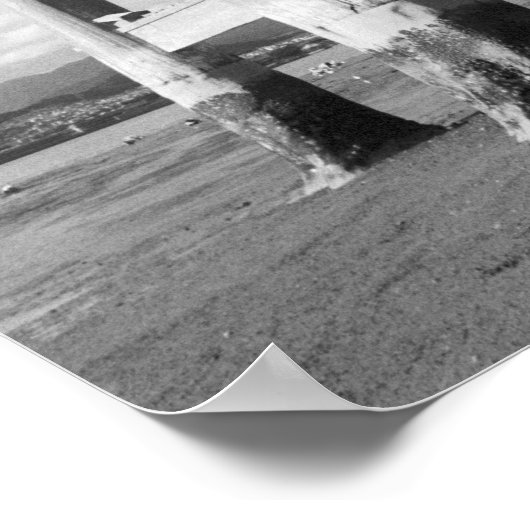 Azië, Japan, Miyajima. De Torri Gate. Poster (Hoek)