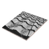 Azië, Japan, Miyajima. Kleeddakdetails Tegeltje (Zijkant)