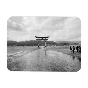 Azië, Japan, Myajima. De Torri-poort Magneet
