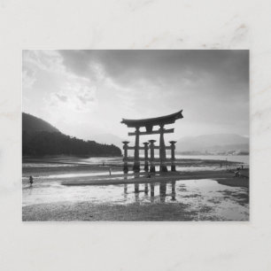 Azië, Japan, Myajima. Torri-poort Briefkaart