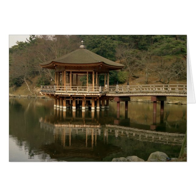 Azië, Japan, Nara, Tempel in Nara (Voorkant Horizontaal)